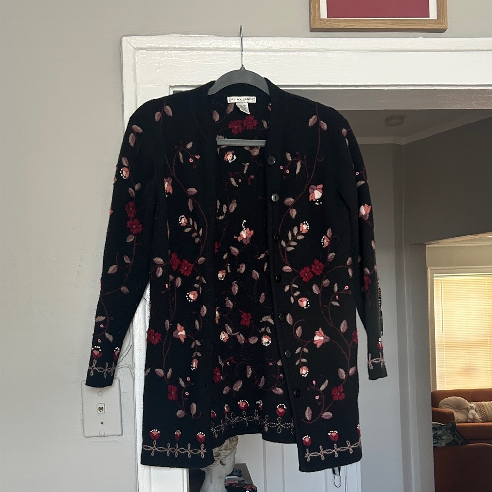 Whimsigoth Wool Cardigan